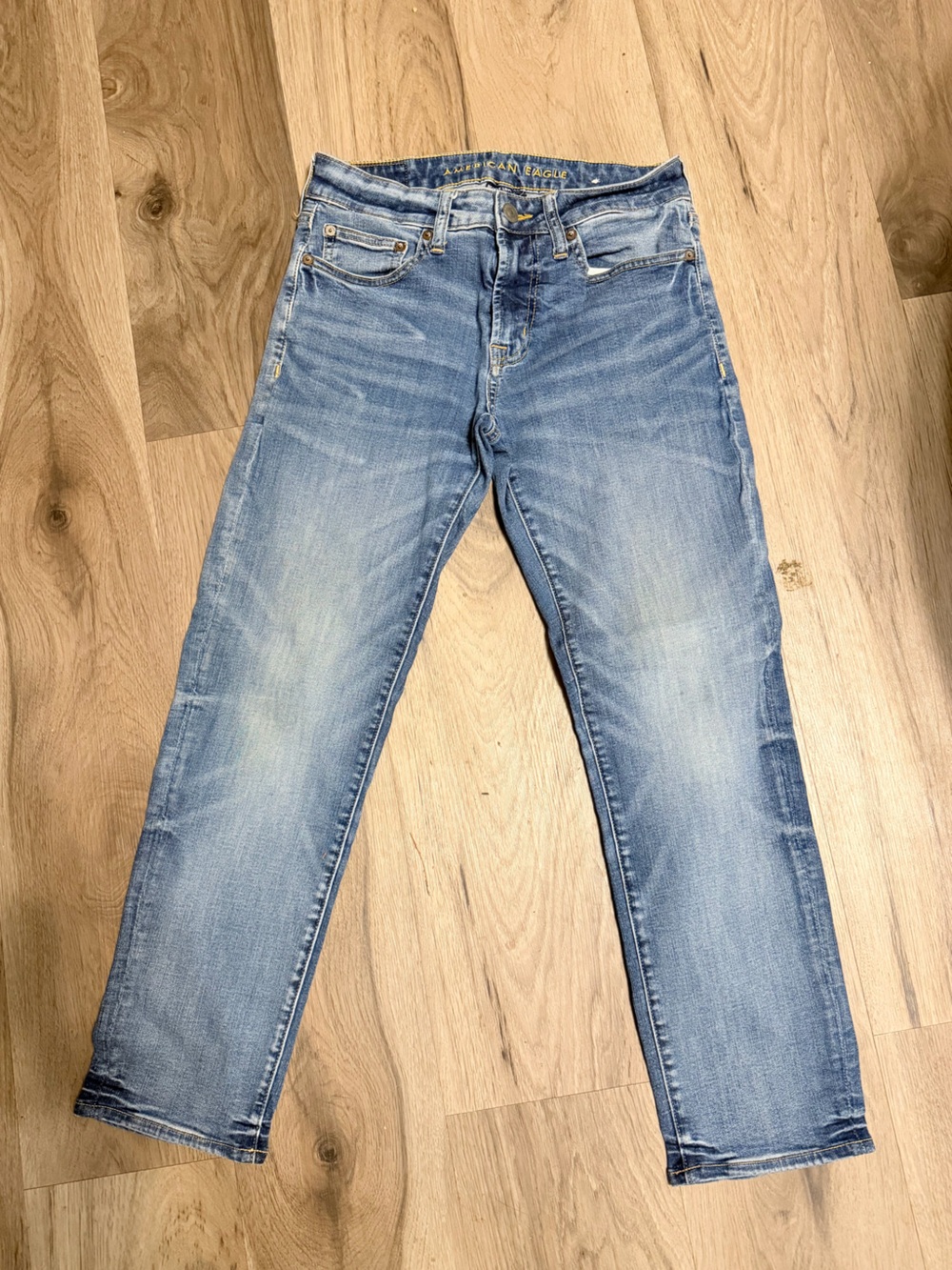 American Eagle Outfitters Light Blue Slim Straight Jeans